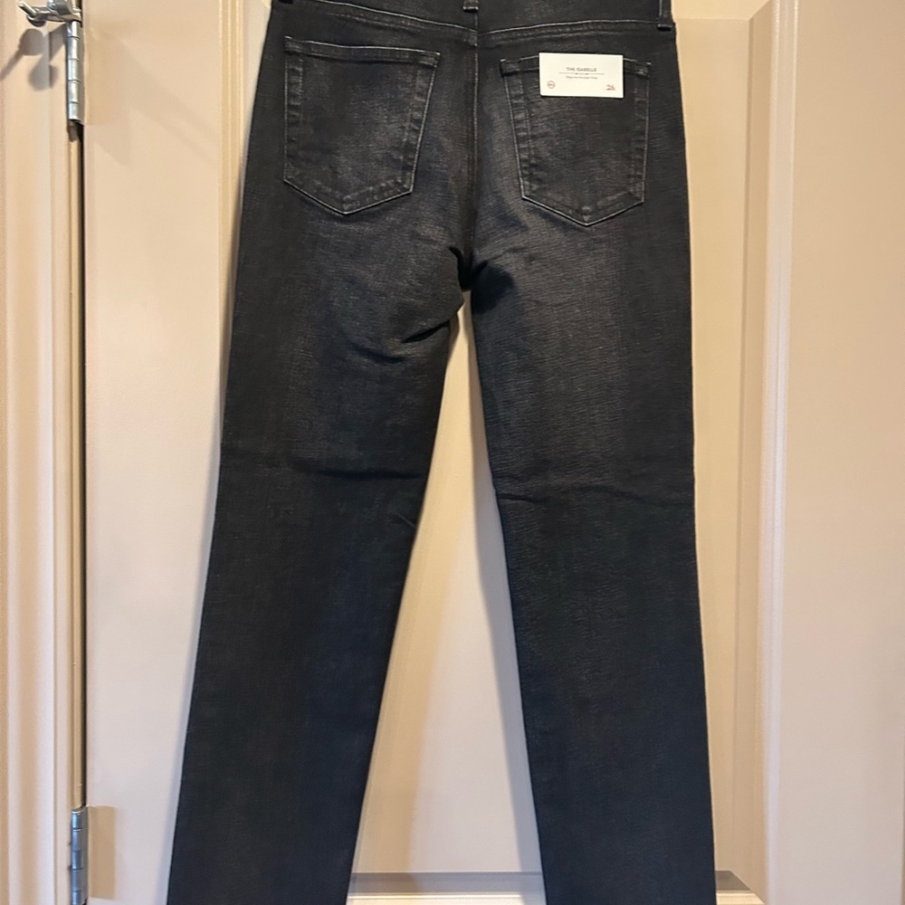 AG Adriano Goldschmied “The Isabelle” High-rise Straight Leg Crop Jeans, 26, NWT - Picture 8 of 12